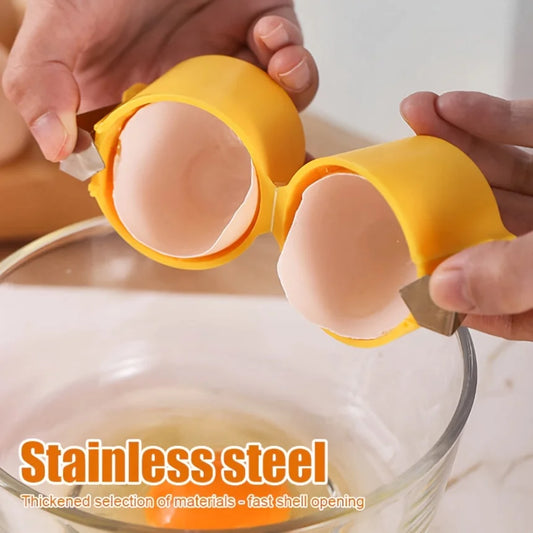Quick Egg Shell Opener – Portable Kitchen Egg Cracker Tool
