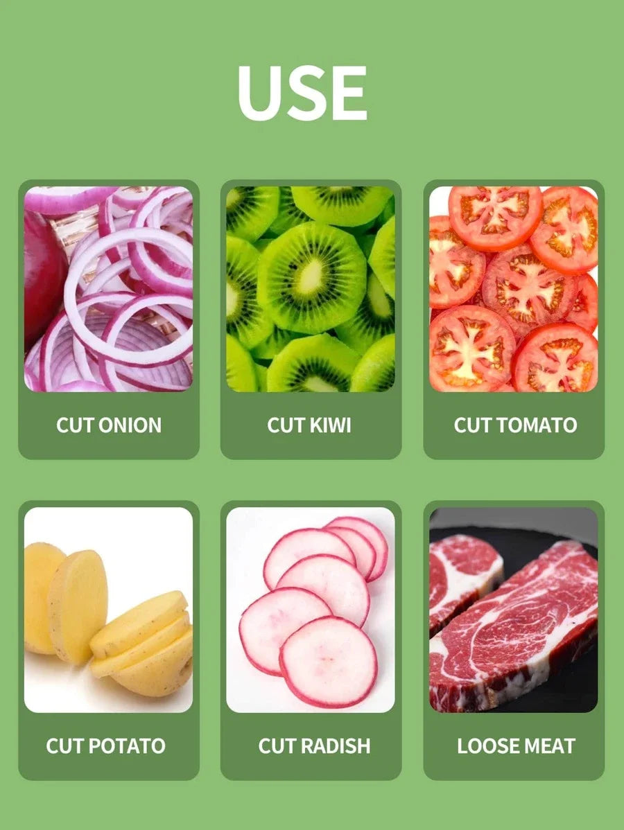 Stainless Steel Onion Slicer Holder – Safe Vegetable Cutter for Perfect Slices