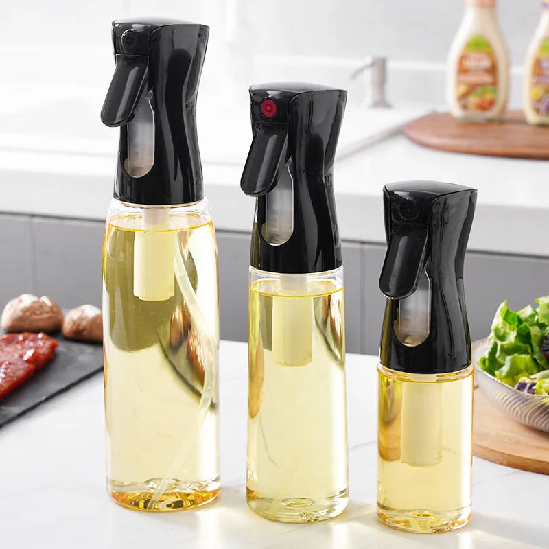 200/300/500ml Refillable Oil Spray Bottle – Olive Oil Sprayer for Cooking, BBQ, Air Fryer & Salad