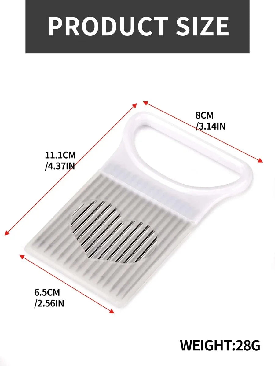 Stainless Steel Onion Slicer Holder – Safe Vegetable Cutter for Perfect Slices