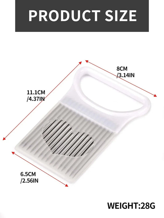 Stainless Steel Onion Slicer Holder – Safe Vegetable Cutter for Perfect Slices